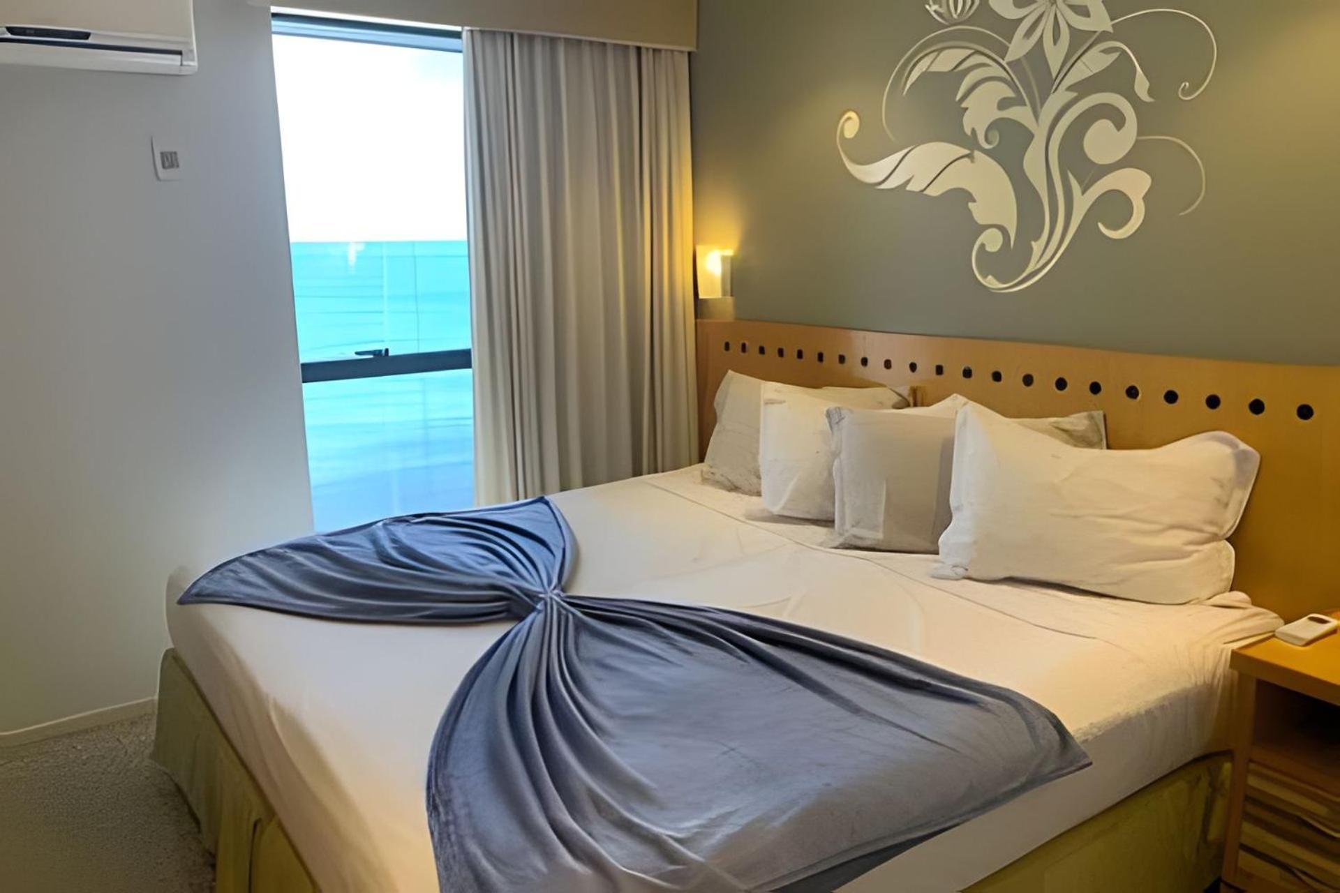 福塔雷萨Hosts Br - Flat Frente Mar Na Beira Mar公寓 外观 照片