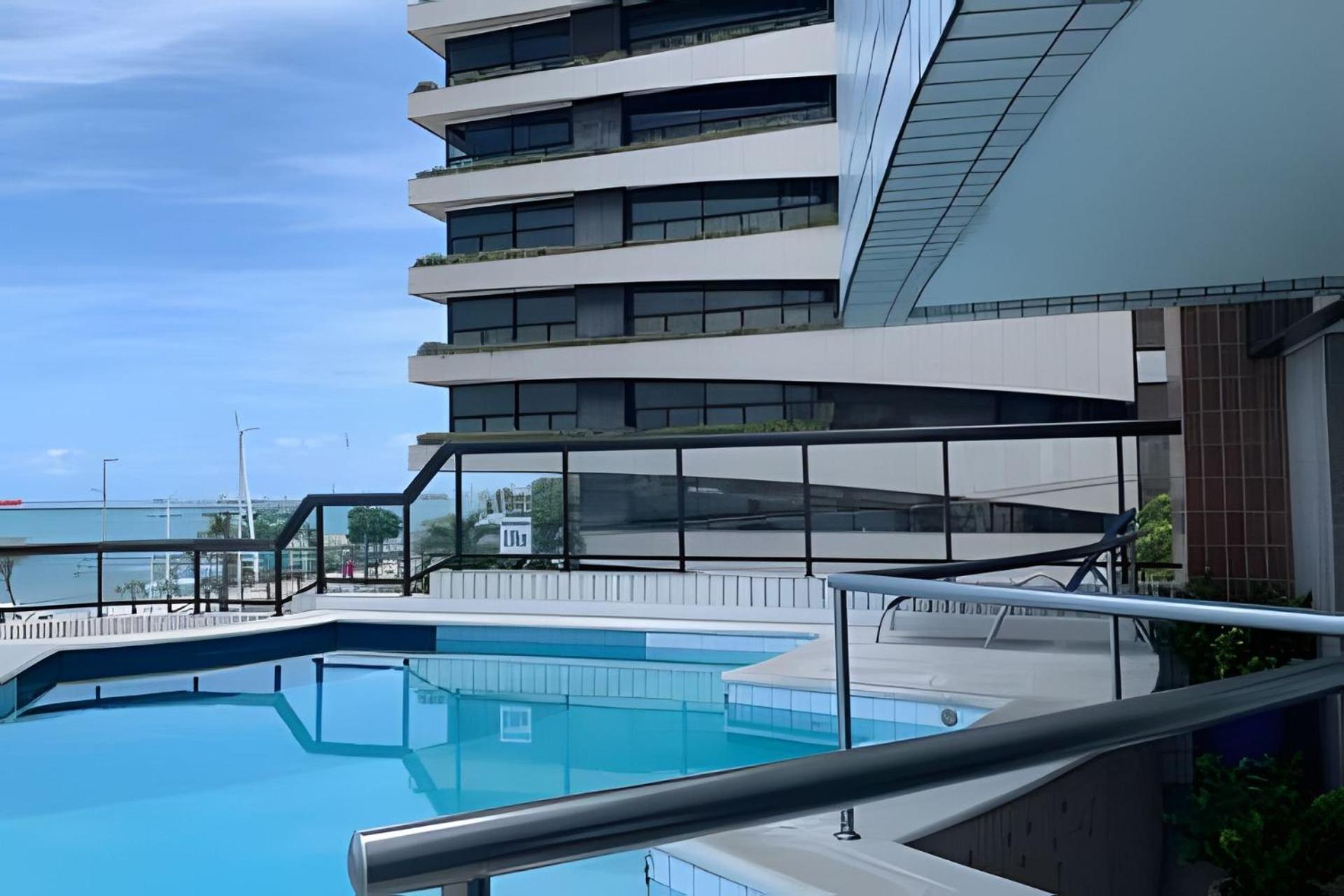 福塔雷萨Hosts Br - Flat Frente Mar Na Beira Mar公寓 外观 照片