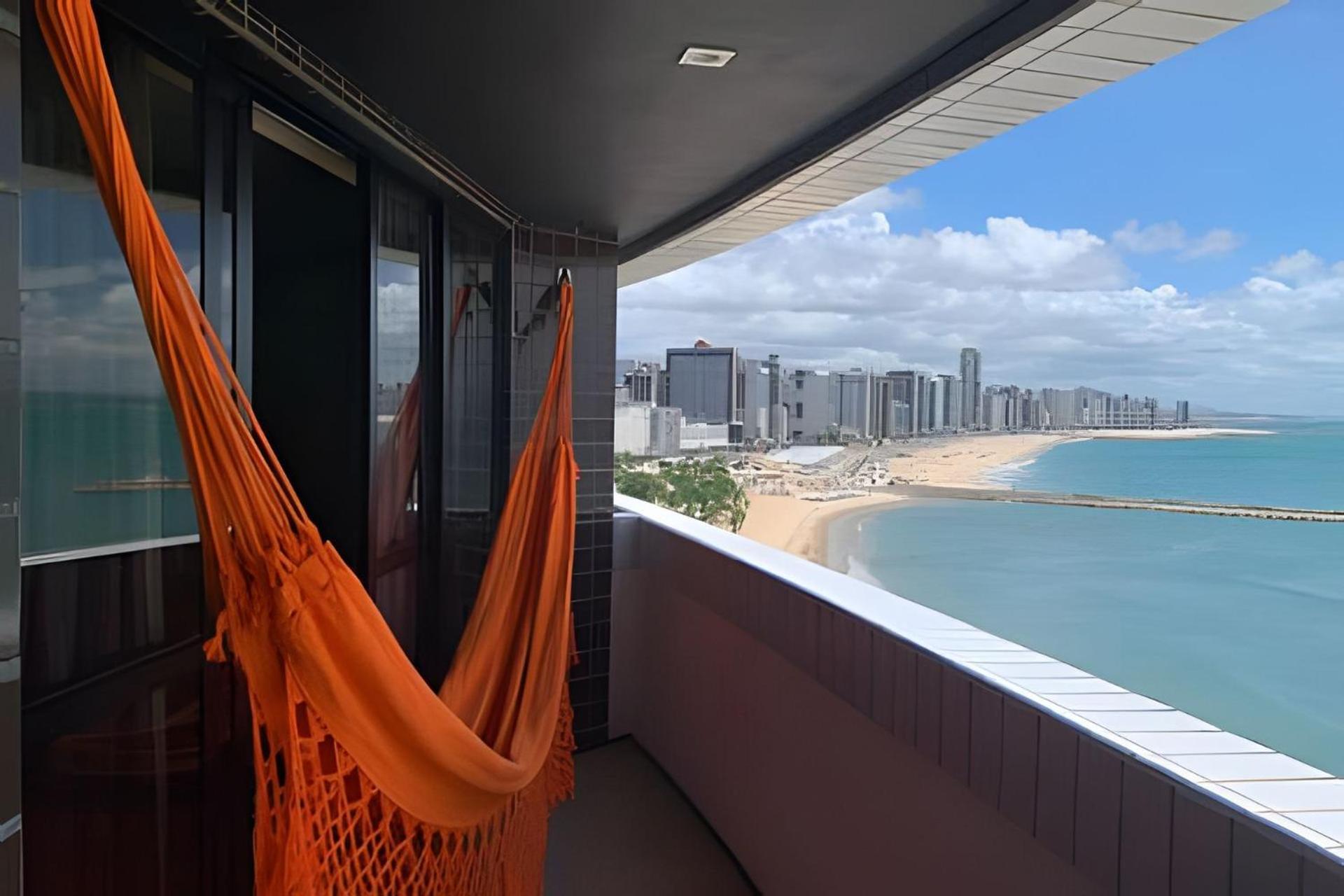 福塔雷萨Hosts Br - Flat Frente Mar Na Beira Mar公寓 外观 照片