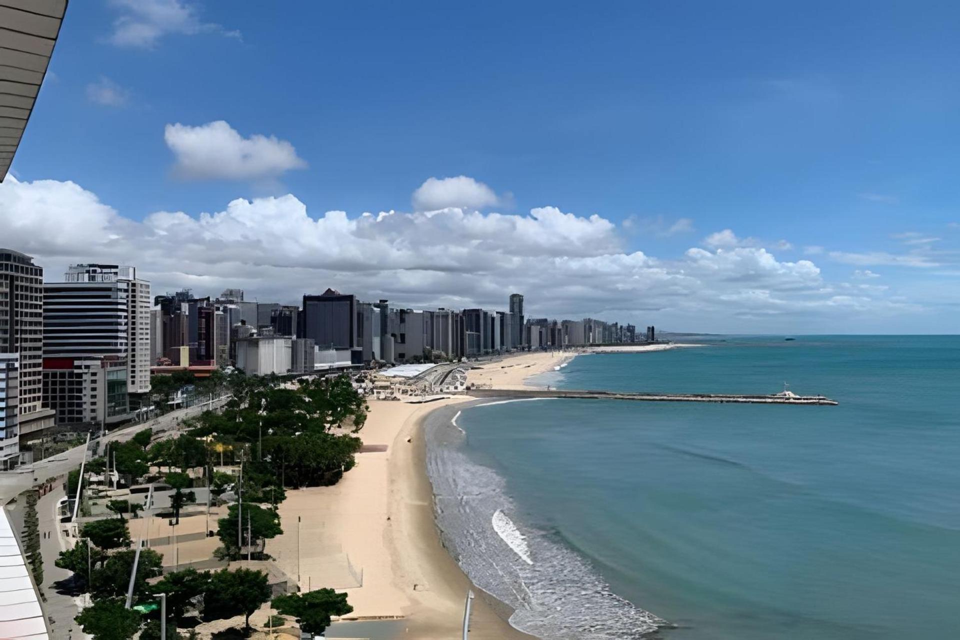 福塔雷萨Hosts Br - Flat Frente Mar Na Beira Mar公寓 外观 照片